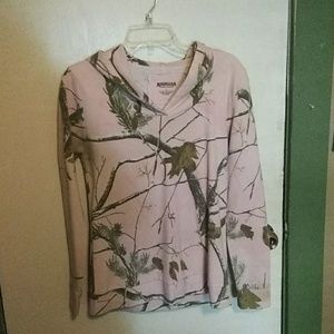 Pink camo hoodie